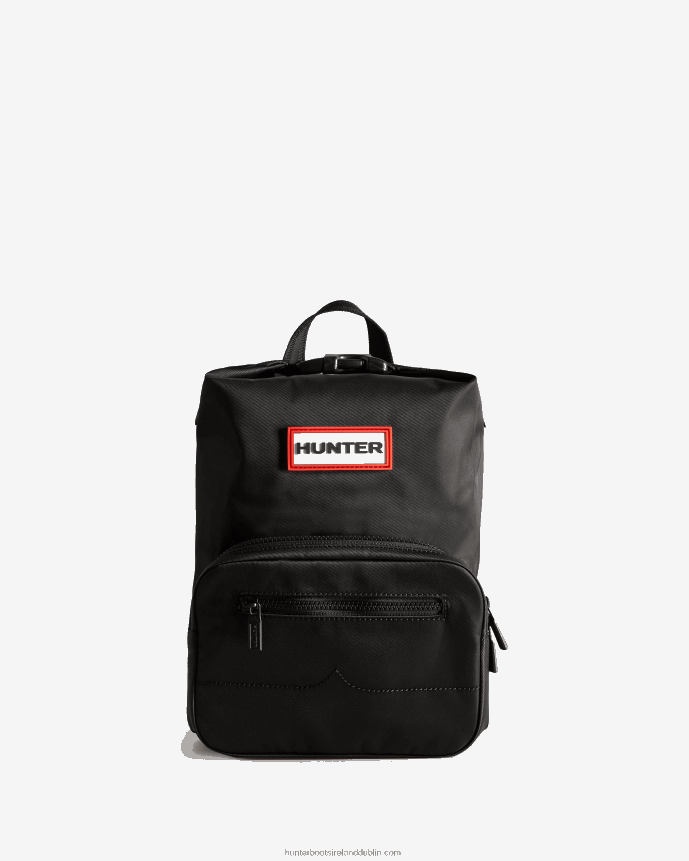 Men Hunter Mini Nylon Pioneer Top Clip Backpack Black 68TN2X423