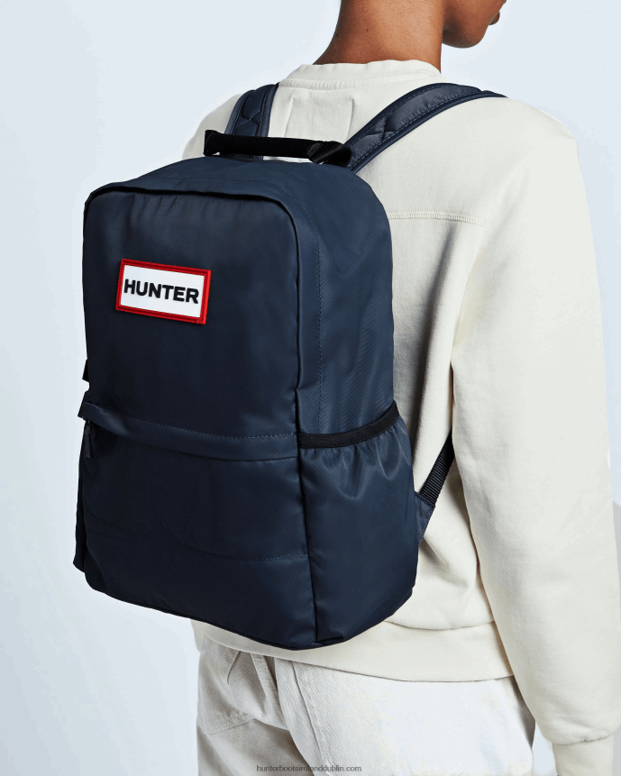 Men Hunter Nylon Backpack Navy 68TN2X433