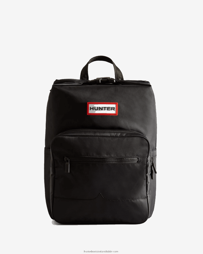 Men Hunter Nylon Pioneer Top Clip Backpack Black 68TN2X376