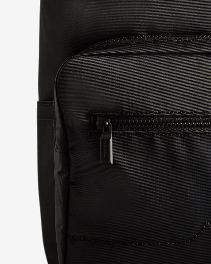 Men Hunter Nylon Pioneer Top Clip Backpack Black 68TN2X376