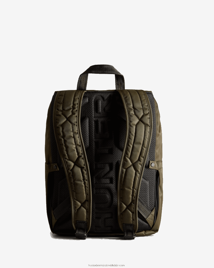 Men Hunter Nylon Pioneer Top Clip Backpack Dark Olive 68TN2X419