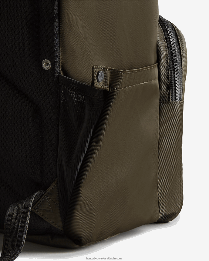 Men Hunter Nylon Pioneer Top Clip Backpack Dark Olive 68TN2X419