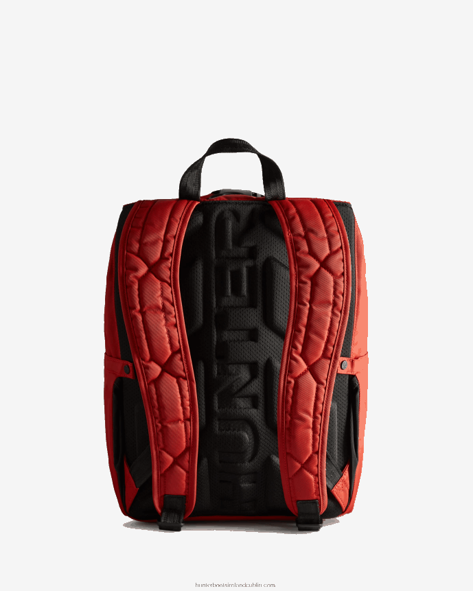 Men Hunter Nylon Pioneer Top Clip Backpack Military Red 68TN2X420
