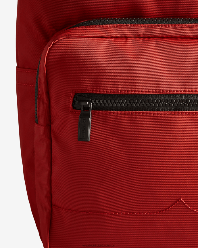 Men Hunter Nylon Pioneer Top Clip Backpack Military Red 68TN2X420