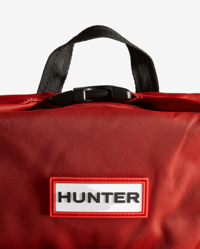 Men Hunter Nylon Pioneer Top Clip Backpack Military Red 68TN2X420
