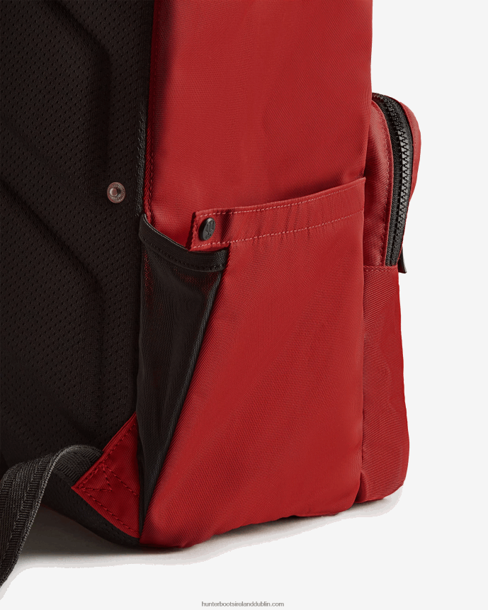 Men Hunter Nylon Pioneer Top Clip Backpack Military Red 68TN2X420