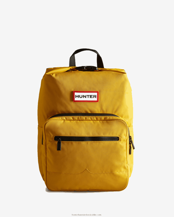 Men Hunter Nylon Pioneer Top Clip Backpack Yellow 68TN2X422