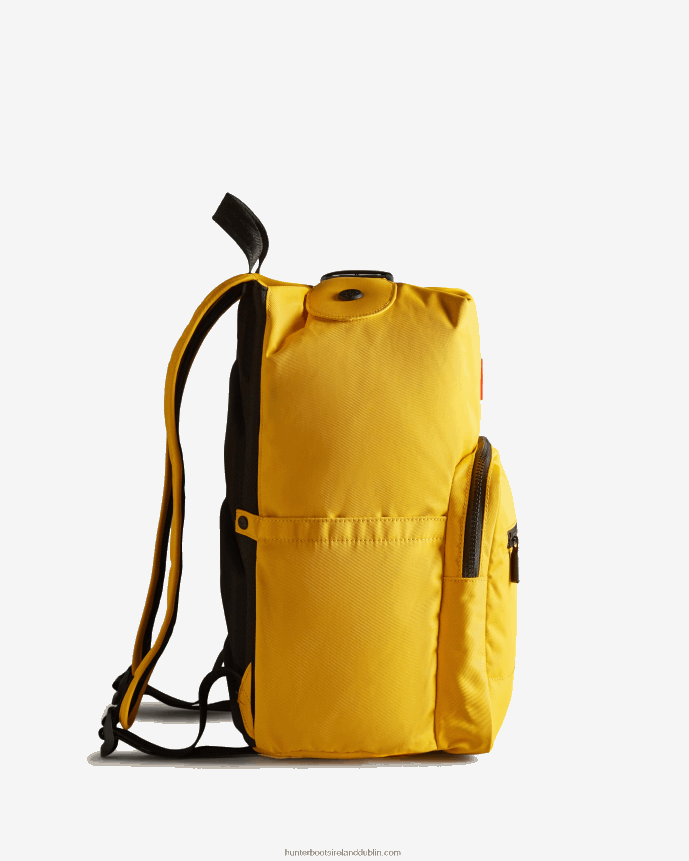 Men Hunter Nylon Pioneer Top Clip Backpack Yellow 68TN2X422