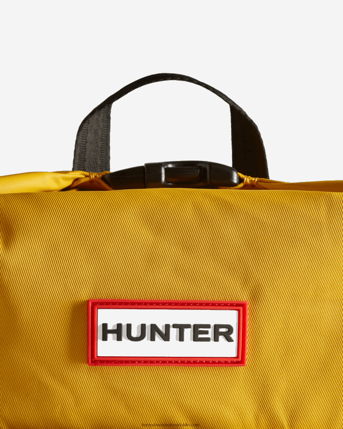 Men Hunter Nylon Pioneer Top Clip Backpack Yellow 68TN2X422