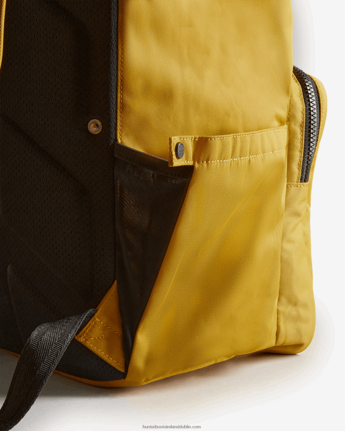 Men Hunter Nylon Pioneer Top Clip Backpack Yellow 68TN2X422