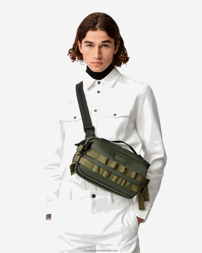 Men Hunter Explorer Multiway Crossbody Bag Maa Green 68TN2X465