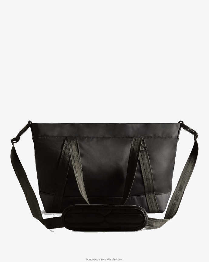 Men Hunter Nylon Medium Top Clip Tote Bag Black 68TN2X457