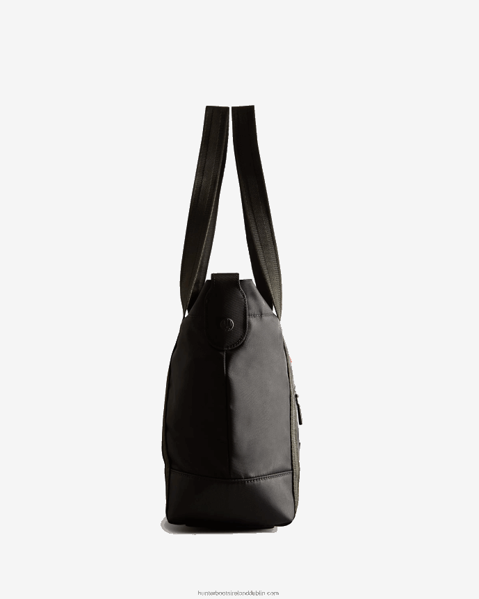 Men Hunter Nylon Medium Top Clip Tote Bag Black 68TN2X457