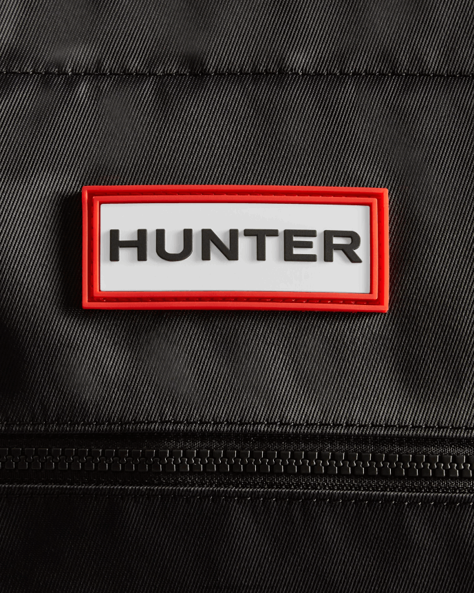 Men Hunter Nylon Medium Top Clip Tote Bag Black 68TN2X457