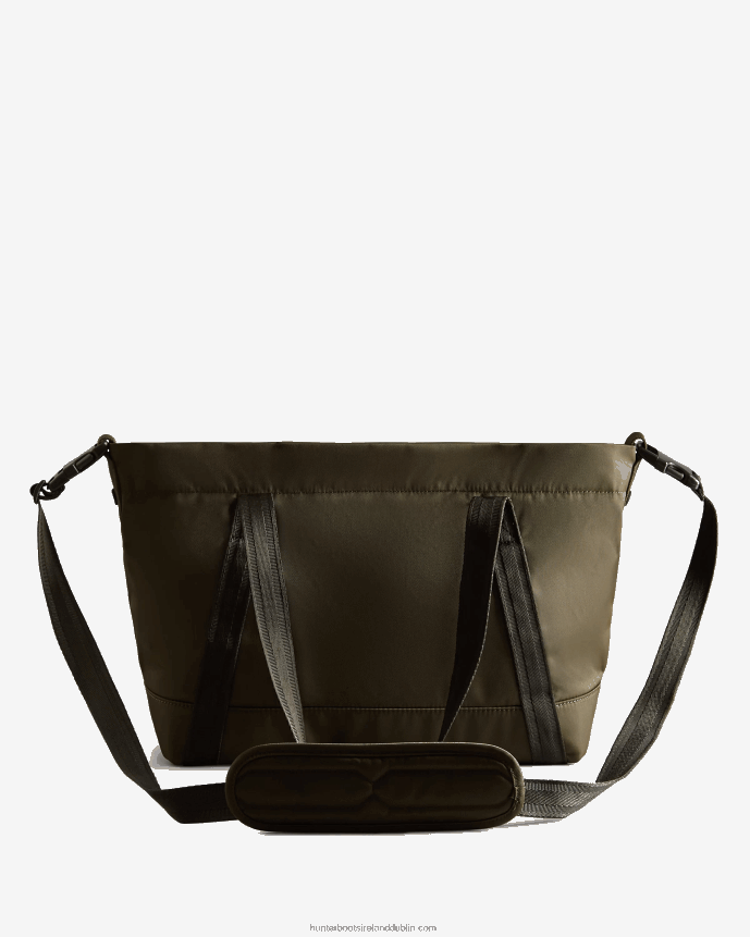 Men Hunter Nylon Medium Top Clip Tote Bag Dark Olive 68TN2X458