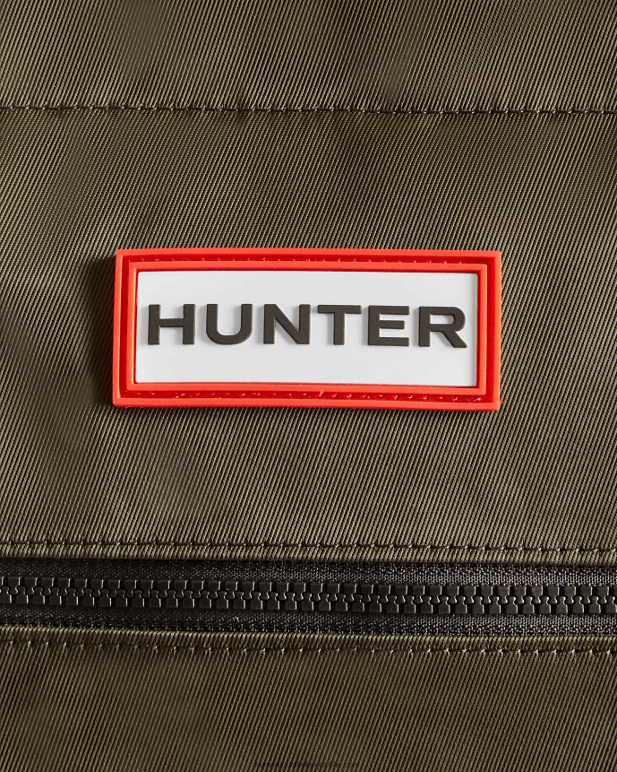 Men Hunter Nylon Medium Top Clip Tote Bag Dark Olive 68TN2X458