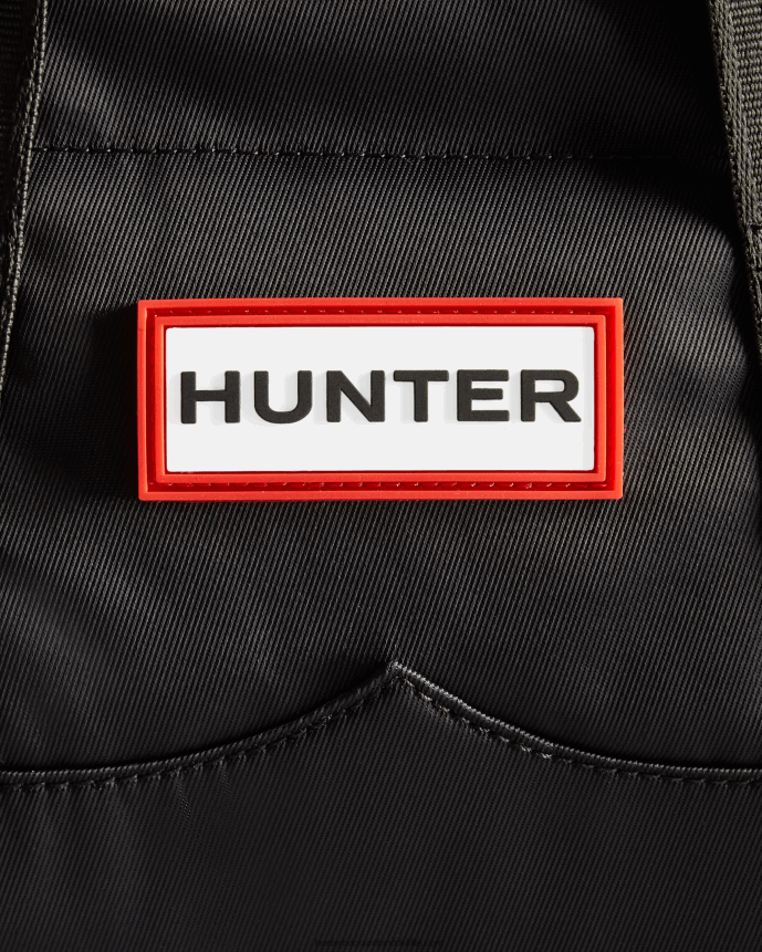 Men Hunter Nylon Mini Top Clip Tote Bag Black 68TN2X461