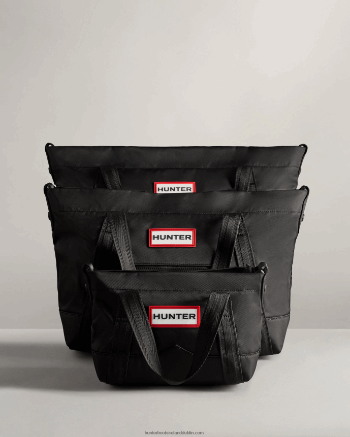 Men Hunter Nylon Mini Top Clip Tote Bag Black 68TN2X461