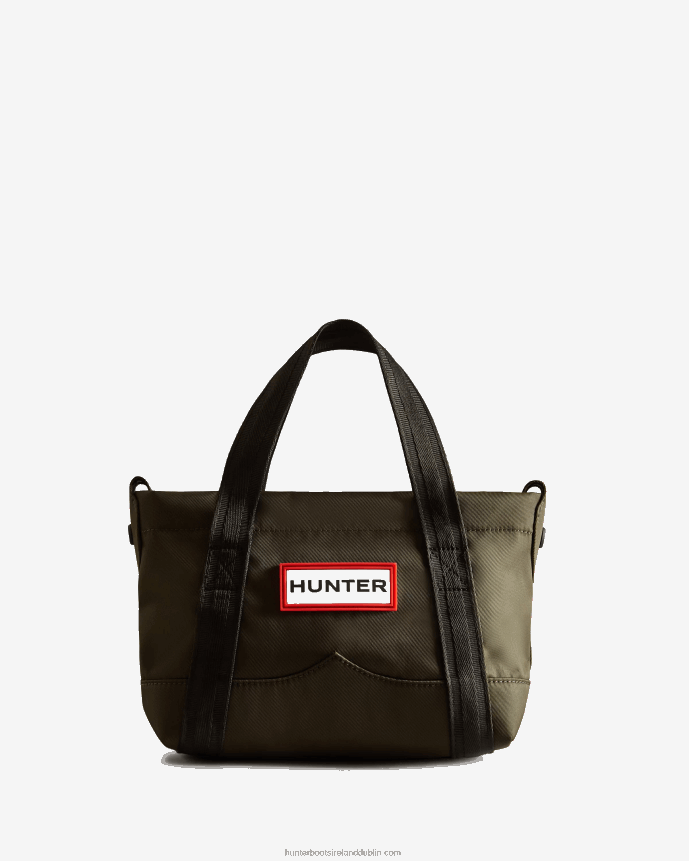 Men Hunter Nylon Mini Top Clip Tote Bag Dark Olive 68TN2X462
