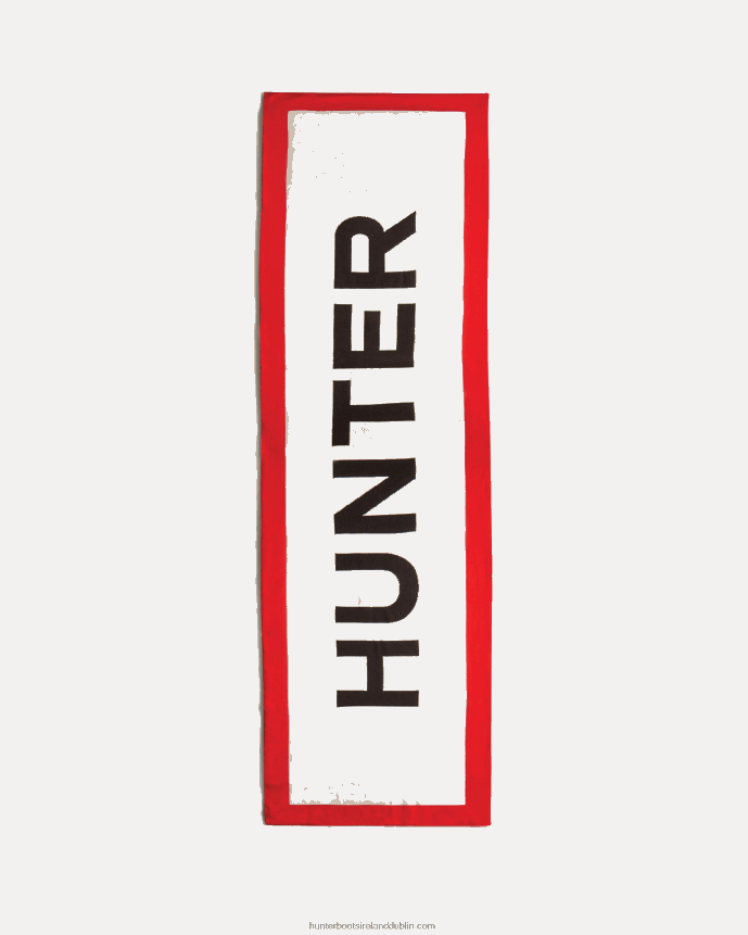 Men Hunter Branded Scarf Logo Red 68TN2X440