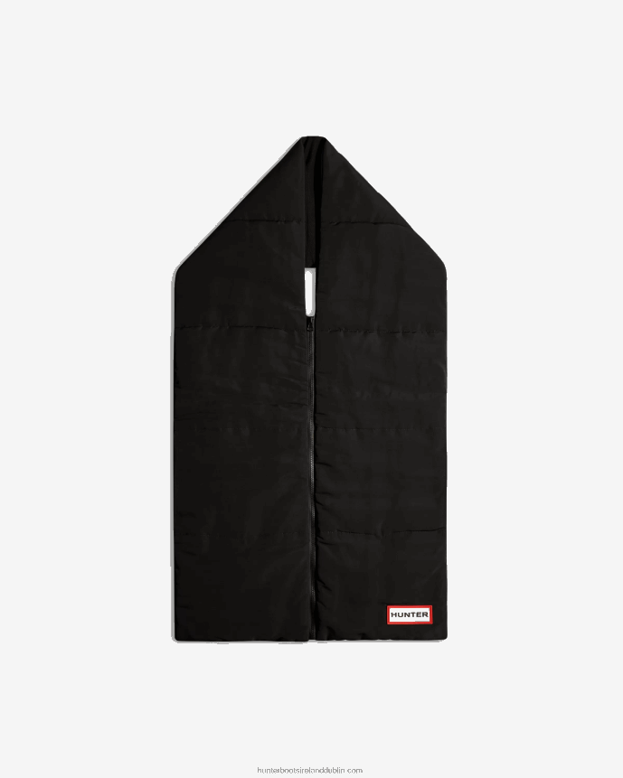 Men Hunter Intrepid Zip Up Scarf Black 68TN2X495