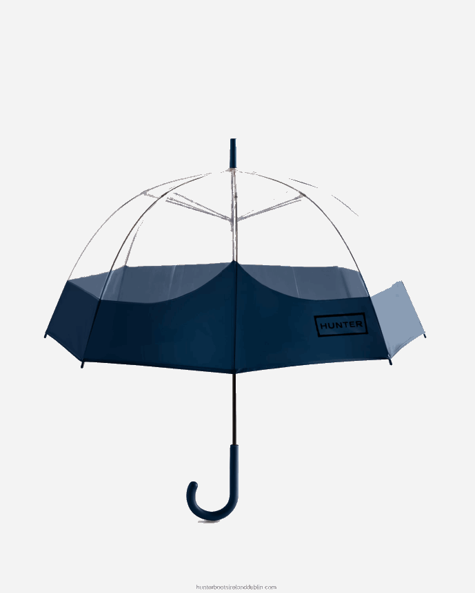 Men Hunter Transparent Moustache Bubble Umbrella Navy 68TN2X455