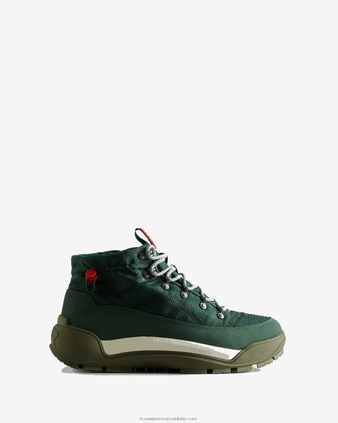 Men Hunter Travel Explorer Lace-Up Commando Boots Thicket Green/Shaded White/Linear Rainbow 68TN2X577
