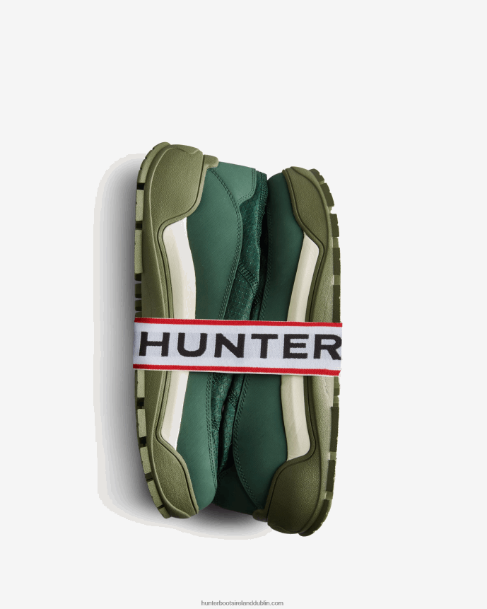 Men Hunter Travel Explorer Lace-Up Commando Boots Thicket Green/Shaded White/Linear Rainbow 68TN2X577