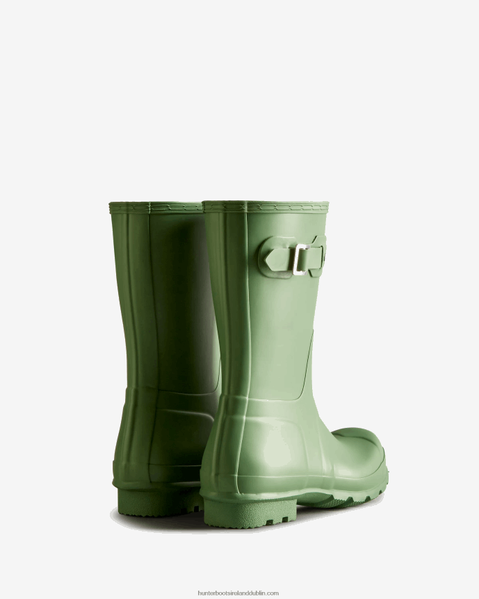 Men Hunter Original Short Rain Boots Fell Green 68TN2X551