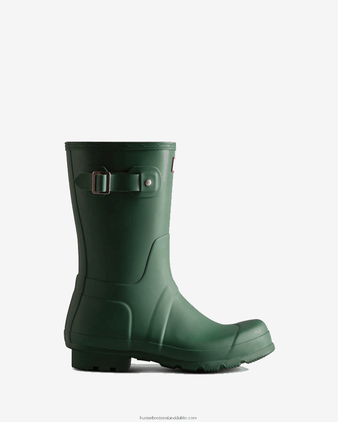 Men Hunter Original Short Rain Boots Thicket Green 68TN2X547