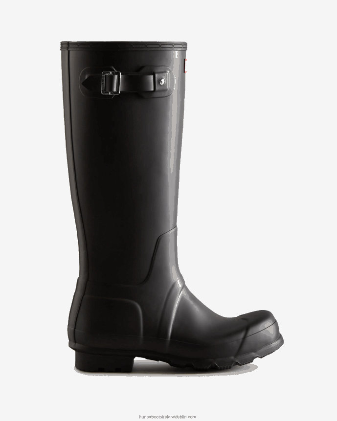 Men Hunter Original Tall Rain Boots Black 68TN2X502