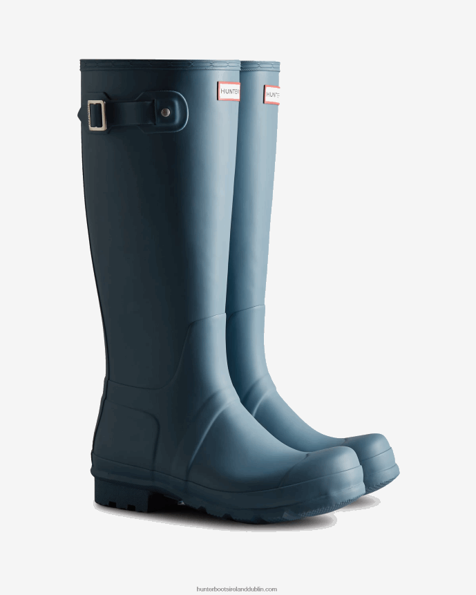 Men Hunter Original Tall Rain Boots Borrowed Blue 68TN2X515