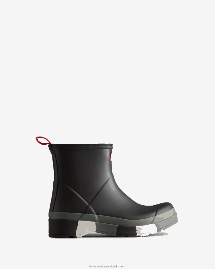 Men Hunter PLAY Short Striped Sole Rain Boots68TN2X558