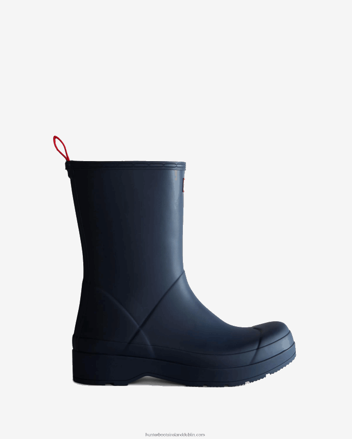 Men Hunter Play Mid-Height Rain Boots Valtameri Blue 68TN2X523
