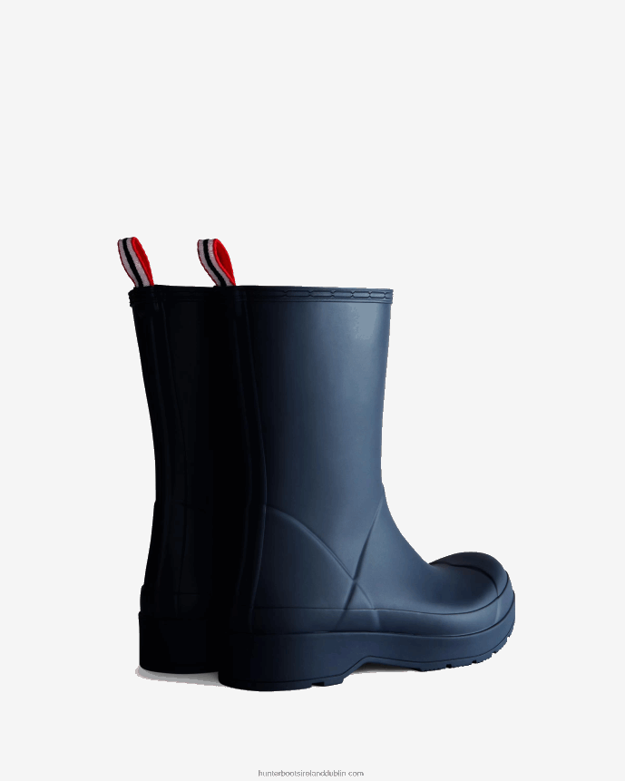 Men Hunter Play Mid-Height Rain Boots Valtameri Blue 68TN2X523