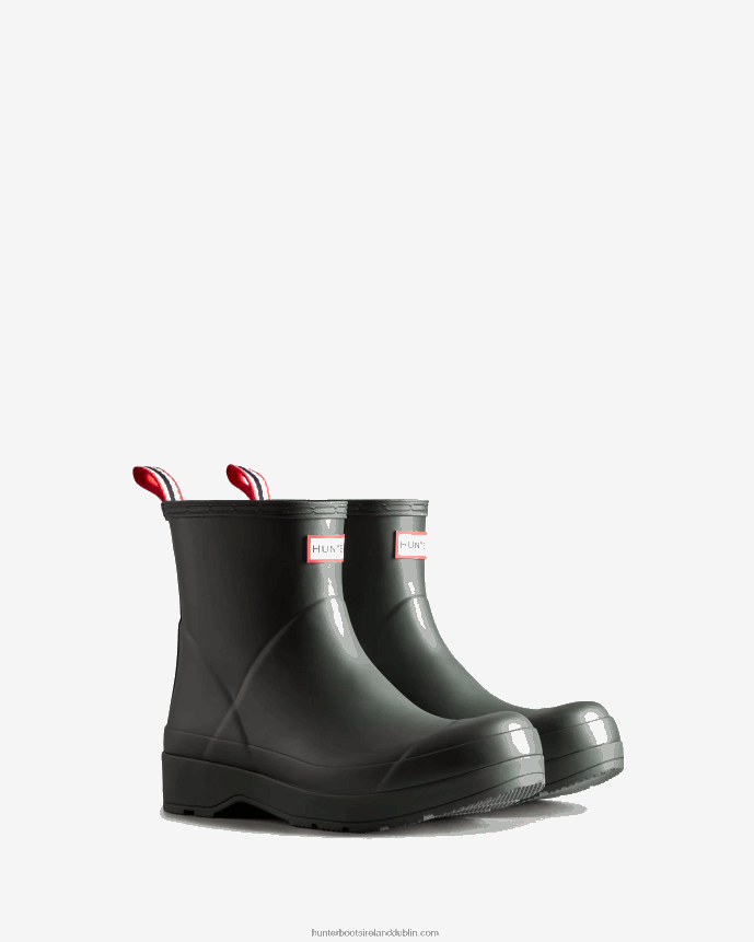 Men Hunter Play Short Rain Boots Arctic Moss Green 68TN2X524