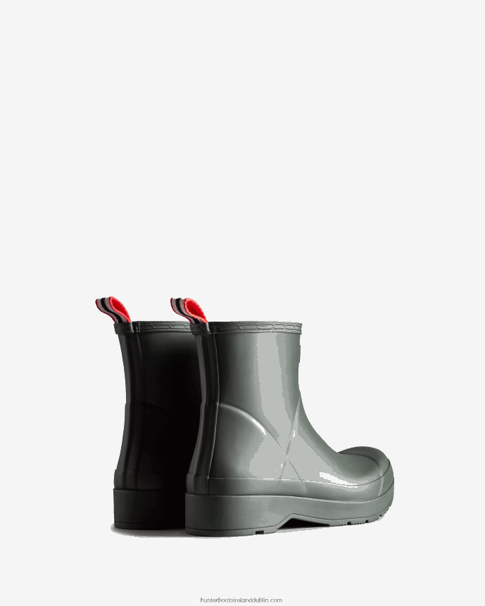Men Hunter Play Short Rain Boots Arctic Moss Green 68TN2X524
