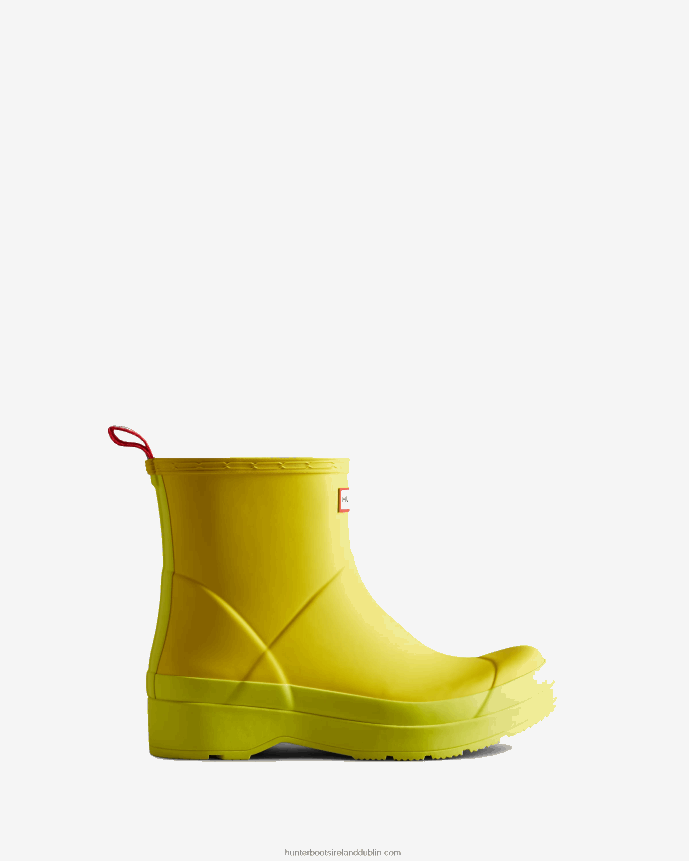 Men Hunter Play Short Rain Boots Illuminating Yellow/Zesty Yellow 68TN2X511