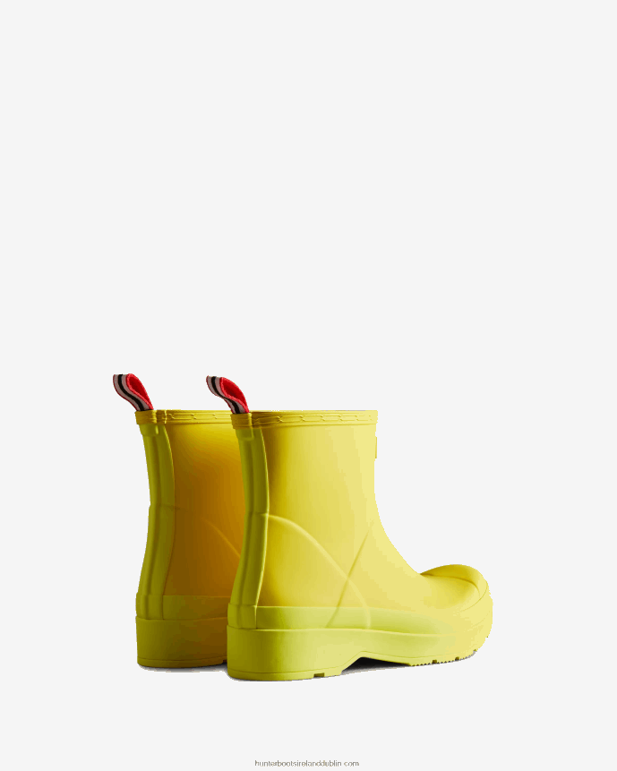Men Hunter Play Short Rain Boots Illuminating Yellow/Zesty Yellow 68TN2X511