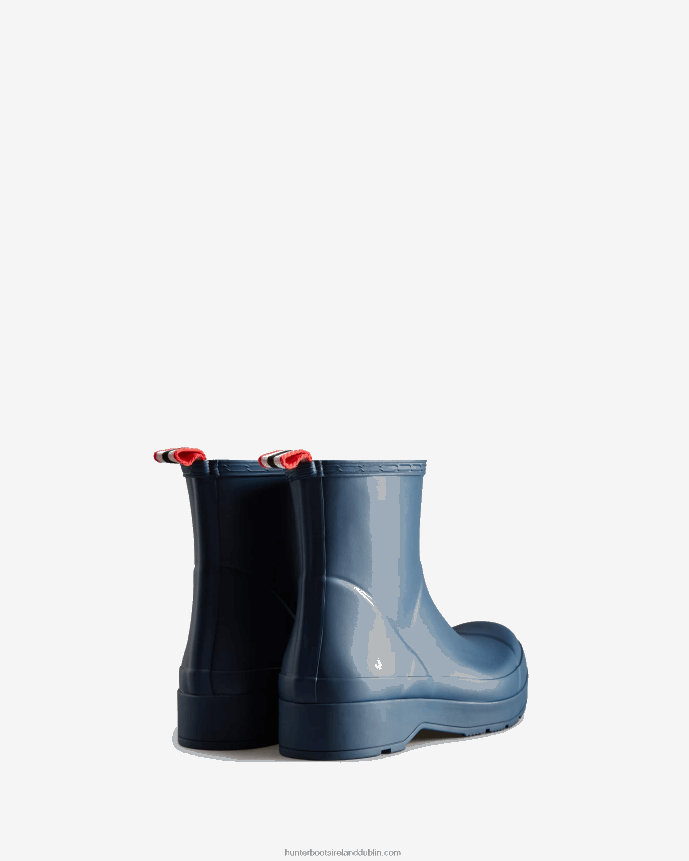 Men Hunter Play Short Rain Boots Kerhuelen Navy 68TN2X553