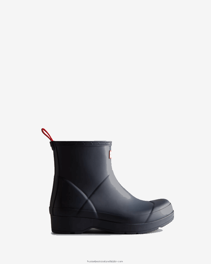 Men Hunter Play Short Rain Boots Valtameri Blue 68TN2X527