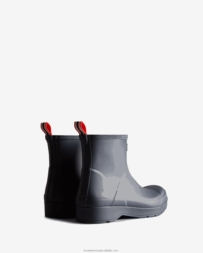 Men Hunter Play Short Rain Boots Valtameri Blue 68TN2X527