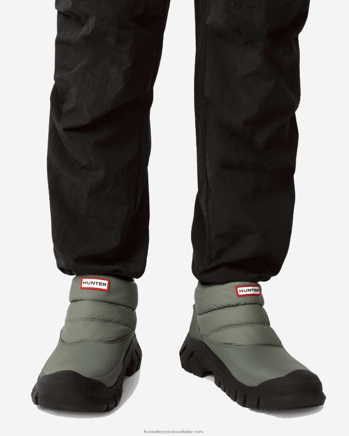 Men Hunter Intrepid Insulated Ankle Snow Boots Urban Grey/Black 68TN2X541