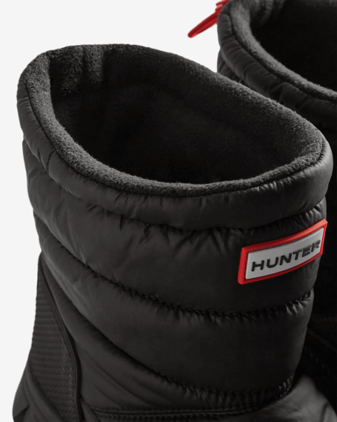 Men Hunter Intrepid Insulated Short Snow Boots Black 68TN2X540