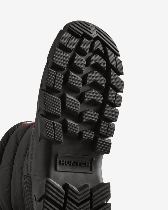 Men Hunter Intrepid Insulated Short Snow Boots Black 68TN2X540