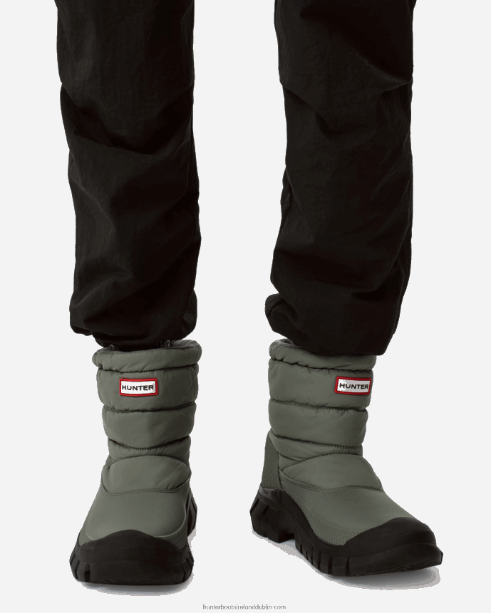 Men Hunter Intrepid Insulated Short Snow Boots Urban Grey/Black 68TN2X532