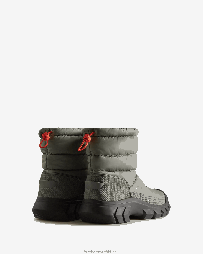 Men Hunter Intrepid Insulated Short Snow Boots Urban Grey/Black 68TN2X532