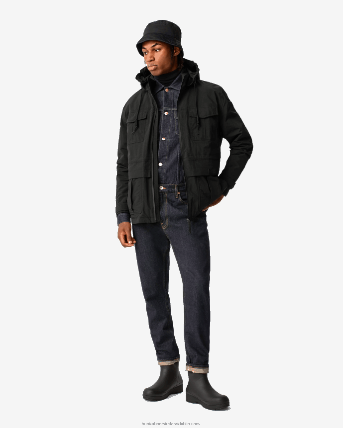 Men Hunter Explorer Recycled Nylon Jacket Black 68TN2X611