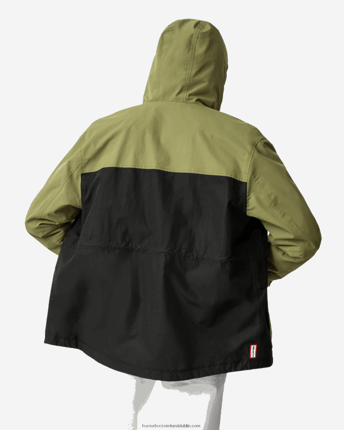 Men Hunter Explorer Recycled Nylon Jacket Utility Green/Black 68TN2X614