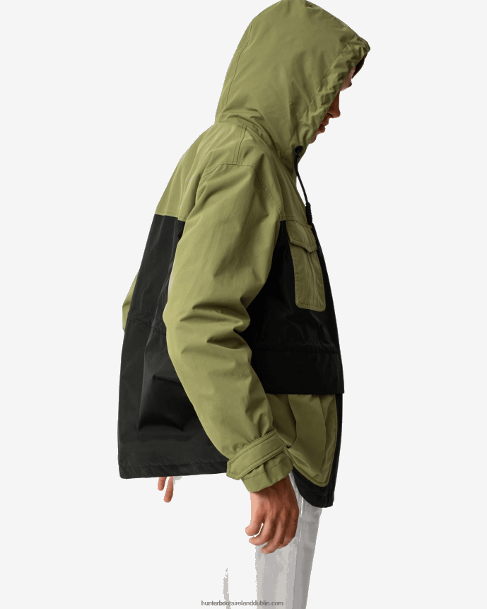 Men Hunter Explorer Recycled Nylon Jacket Utility Green/Black 68TN2X614